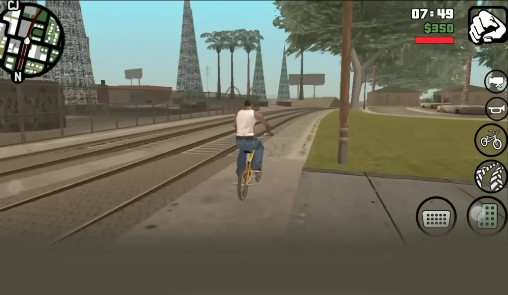 GTA San Andreas Street cycling